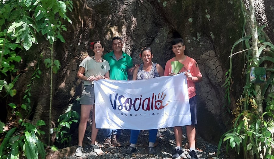 Experience exchange Costa Rica with V Social coordinator Ifi