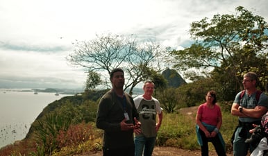 Guide Edson on favela tour Babilonia, Rio de Janeiro